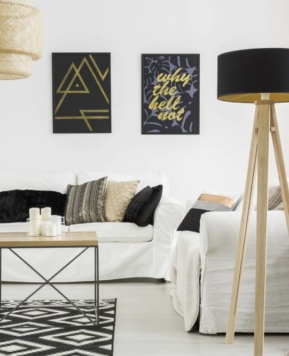 Nowoczesne lampy z naturalnych materiałów