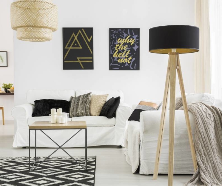 Nowoczesne lampy z naturalnych materiałów