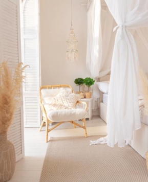 Pomysły na szybką, prostą i modną sypialnię w stylu ekologicznym